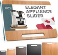 Ibyx Appliance Slider, Sliding Tray for Coffee Maker, 13x10.5 in, Natural by Ibyx