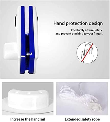 Magnetic Window Cleaner Tool Glass Wiper, Double Sided Window Cleaner Windows Cleaning Brush for High-Rise Household Cleaning Windows Thickness 0.1''-0.4'' (5-7mm) - Image 3