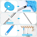 Eunice Ceiling Fan Cleaner Duster with Extension Pole,Blue 4.2FT - Image 4