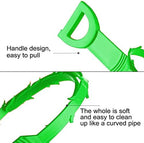 Drain Clog Remover - Gutter Cleaning Tools Drain Cleaner for Toilet Sewer Shower Kitchen Bathroom Tub Clogged Drains Opener Cleaning Tool, Flexible Grabber Claw Pick Up Reacher (7-in-1) - Image 5