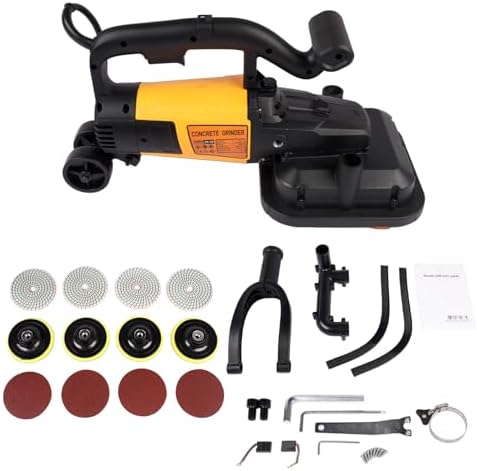 3800W Concrete Grinder 4-Head Electric Diamond Polisher Machine - Image 5