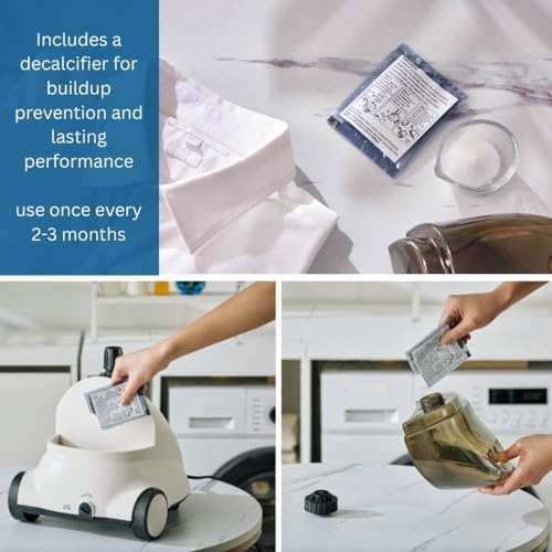 SALAV GS18 Full-Size Clothes Steamer - 1500W Power, 1.8L Water Tank, 60-Min Garment Steam, Iron Clothing, Adjustable Pole & Wheels for Easy Storage, Professional Standing Steamer for Clothes, White - Image 6