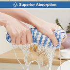 JOYMOOP Microfiber Cleaning Cloth, 18 Piece Set, Small, Blue - Image 3