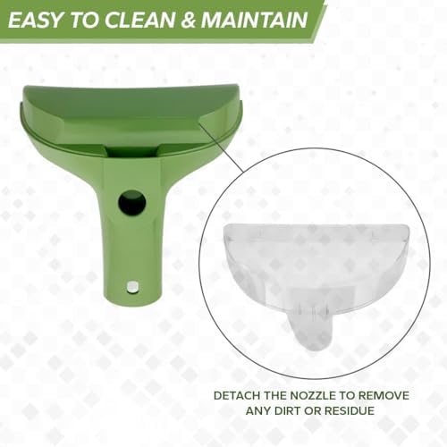 Replacement Green 6" Tough Stain Brush Tool with Removable Nozzle for Better Cleaning for All Bissell Carpet Cleaner Machines - Image 5