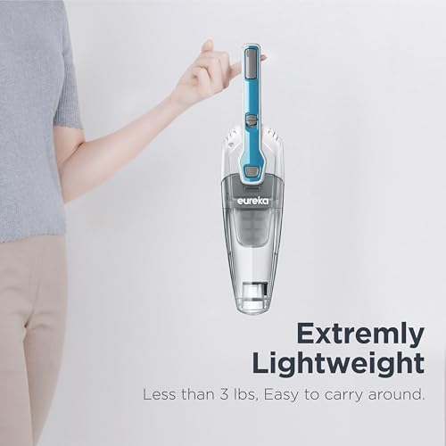 Eureka Blaze Stick Vacuum Cleaner, 3-in-1 Small Vacuum for Home, Aqua Blue - Image 3
