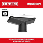 CRAFTSMAN CMXZVBE38676 1-7/8 in. Utility Nozzle Wet Dry Vac Attachment - Image 3