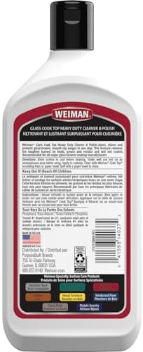 Glass Cooktop Heavy Duty Cleaner and Polish - 20 Ounce - Non-Abrasive No Scratch Induction Glass Ceramic Stove Top Cleaner and Polish (20 Oz Single (2-Pack)) - Image 2