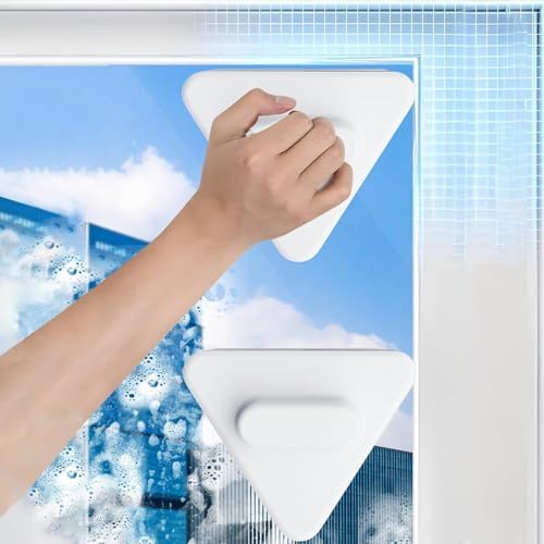 Magnetic Window Cleaner Tool,Windshield Cleaner Tool Magnetic,Double-Sided Cleaner Glass Tool, High Rise and Car,Magnetic Windshield Cleaner for High Rise, Car Glazed - Image 4