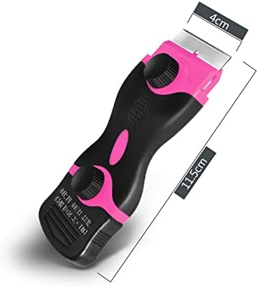 Razor Blade Scraper, 2 Pack Pink Double Edge Razor Scraper Remover Tool - Image 3