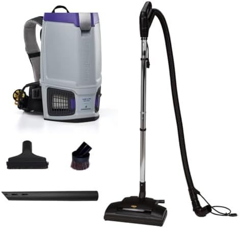 ProTeam GoFit 6 PH, 6 Quart Commercial Backpack Vacuum with Commercial Power Nozzle Kit, 107769 (ProVac Power Nozzle Kit Replacement) by ProTeam