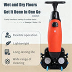 Commercial Floor Scrubber Machine, 17in Electric Buffer Polisher, - Image 2