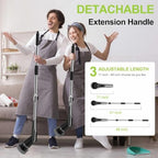 Dreazu Pro Electric Spin Scrubber, 10-in-1 Cleaning Brush with Retractable Handle, 44 lbs High Torque Variable Speed Shower Scrubber for Bathroom, Kitchen, Tile Floors, Bathtub, Toilet & Car - Image 2