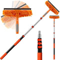 20ft High Reach Window Squeegee with 12ft Heavy-Duty Extension Pole by Unknown