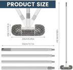 Hoklnuse Deck Brush 120°Swivel Floor Scrubber Shower Scrub Brush - Image 2