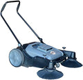 Tomahawk Industrial 38" Walk Behind Push Sweeper with Triple Power Side Brooms Floor Cleaning of Dust Litter Grass by TomahawkPower