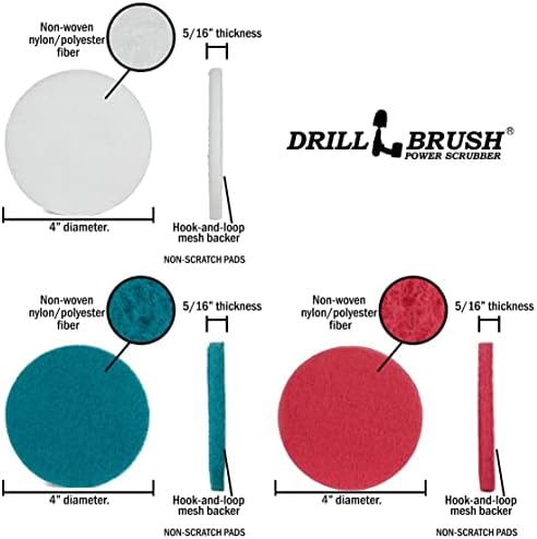 Drillbrush Kitchen Cleaning Supplies - Stove & Oven Rack Cleaning Brush Kit - Image 6