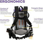 ProTeam Super Coach Pro 10 Backpack Vacuum Commercial with Telescoping Wand Tool Kit, 10 Quart, Corded, 107303 - Image 6