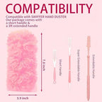 Pink Duster Refill for Swiffer Duster, 50 Count Disposable Dusters Kit - Image 2