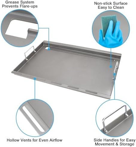 Full Size Griddle for Weber Genesis II Genesis II LX 300 Series - Image 4