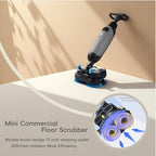Commercial Electric Floor Scrubber Tile Polisher, Carpet Extractor Power Scrub Brush, Imop. 360°Rotating, Self-Propelled, Convenient Cordless. Fits Vinyl, Rubbermaid, Concrete, Luxury Vinyl Floor. - Image 2