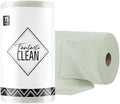 Fantasticlean Microfiber Cleaning Cloth Roll- 75 Sheets, 12"x12"(MossGreen) by Fantasticlean