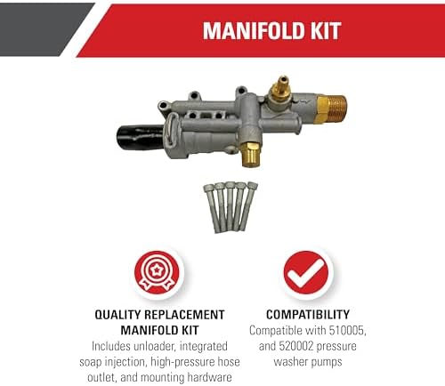 Simpson Manifold Replacement Kit for OEM Technologies Pressure Washer Pumps - Image 2