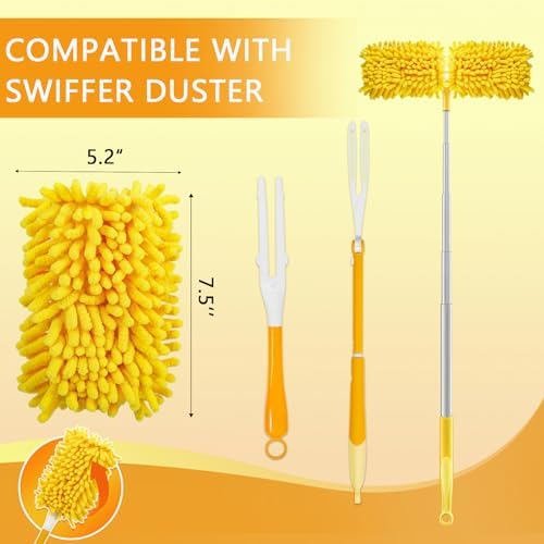Reusable Chenille Duster Refill Compatible with Swiffer Duster - Image 2