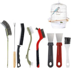 8-Pack Multifunctional Cleaning Brush with Scrapers for Oven, Stove, BBQ, Kitchen Crevices, Oven Racks and Bird Cage Corner Cleaning by Unknown