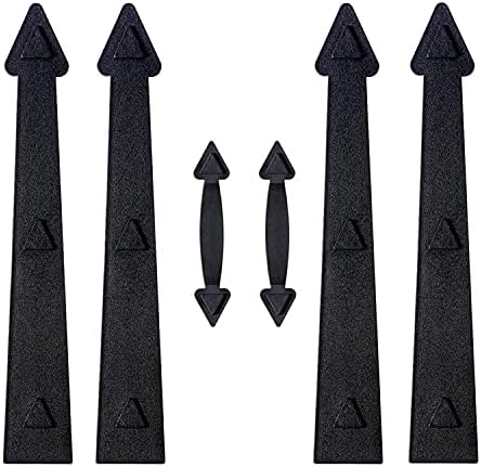 Magnetic Garage Door Accents Hardware with 4 Faux Hinges and 2 Handles - Image 6