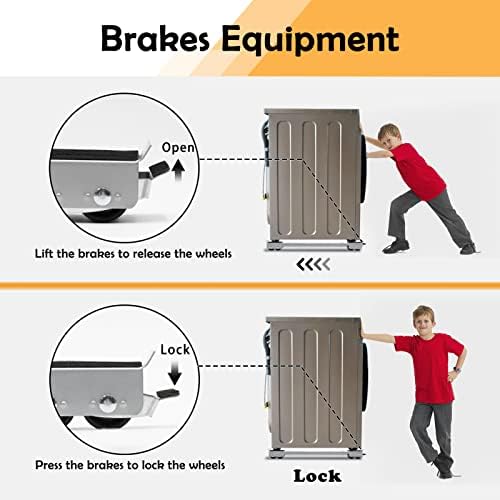 4 PCS Extendable Furniture Appliances Rollers, Mover Tools for Moving, Grey - Image 3