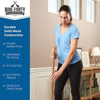 Nine Forty 36" Premium Nylon Dust Mop with Wood Handle - Heavy Duty Mop Head for Industrial, Commercial, and Residential Cleaning - Dry Floor Duster for Hardwood Surfaces and Commercial - Blue - Image 5