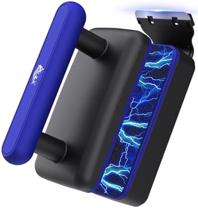 AQQA Aquarium Glass Cleaner, Double Side Algae Scraper with 2 Blades by AQQA