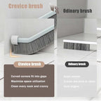 Crevice Cleaning Brush Set-9-Piece, Scratch-Free Hard Bristle Gap Scrubber with Protective Tip, Non-Shedding Detail Brushes for Window Tracks, Bathroom Grout, Blenders & Kitchen Sinks - Image 3