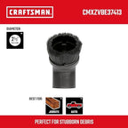 CRAFTSMAN CMXZVBE37413 2-1/2 in. Dusting Brush Wet Dry Vac Shop Attachment - Image 2