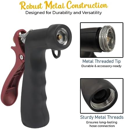 OCS Parts Industrial Nozzle - Heavy-Duty Hot or Cold Water Hose Nozzle - Image 3