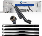 For Miele C1 C2 C3 Vacuum Attachments Accessories for High Ceilings, Venetian Blinds, Fans, Cobwebs & High Up Spaces: : 4 Pack Vacuum Extension Wands, Flexible Dust Brush, Horse Hair Dusting Brush by VACEXT