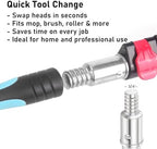 12FT Telescoping Extension Pole - Heavy-Duty Aluminum Paint Roller Pole - Image 6