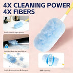 Duster Extended Handle with 20 Pcs Duster Refill for Swiffer - Image 4