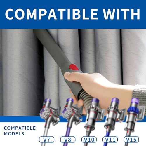 Extension Hose and Crevice Tool Compatible with Dyson V7 V8 V10 V15 Cleaner - Image 2