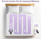 Bed Mattress Vacuum Cleaner - 18 KPa Suction,150°F Heat,Aroma,253.7nm UV-C - Image 6