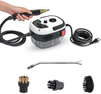 2500W Handheld Steam Cleaner High Temperature Pressurized Steam Cleaning Machine Portable Car Steamer with Brush Heads (White) by Irishom