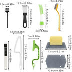 Window Sill Cleaner Tool, 13 Pcs Window Track Cleaning Tools Set - Image 2