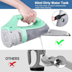 Kiato Window Vacuum Squeegee Cordless, Electric Window Vac, Rechargeable Window Cleaner with Spray Bottle, for Cleaning Windows, Mirrors, Glass, 2200mA, WC10 - Image 4