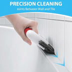 Lumkew Grout Cleaning Brush for Cleaner Tile Floors, Red, 1Pcs - Image 5
