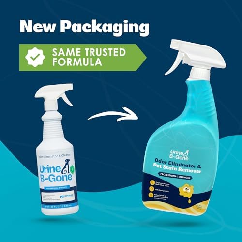 Urine B-Gone Enzyme Cleaner for Pet & Human Urine, Original, 32 oz, 2-Pack - Image 2