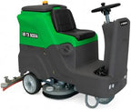 Commercial Ride-On Floor Scrubber Machine – 34" Cleaning Path, Heavy-Duty Battery Powered Floor Cleaning Machine, 41 Gal Solution Tank, 45 Gal Recovery Tank, 24V/200Ah Battery (US-TX-SCD34) by Texlift