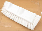 SPARTA Multi-Level Tile Scrub Brush 12" Wide Brush Head, Heavy-Duty Tile Cleaning Brush with End Bristles for Commercial Tiles, Tubs and Floor, Plastic, 12 Inches, White, (Pack of 12) - Image 2