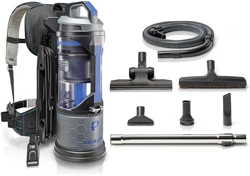 Prolux XForce Lightweight Bagless Backpack Vacuum - Powerful Commercial Vacuum for Homes, Offices, Small Businesses, Carpet, Hard Floors & Pet Hair by Prolux