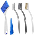 Crevice Cleaning Brush Set for Kitchen & Window Tracks, 4-Piece by LittleSeal