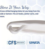 SPARTA Grout Brush with Stiff Nylon Bristles, 8 Inch, White, 24-Pack - Image 5